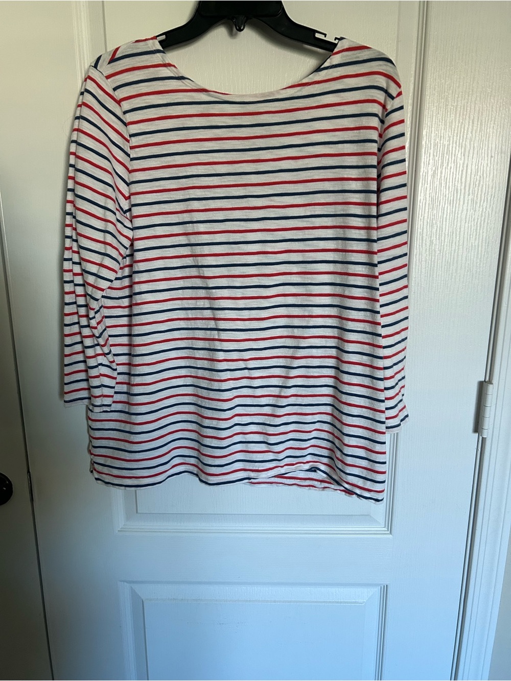 Red & Blue Stripe Long-Sleeve Top - Old Navy